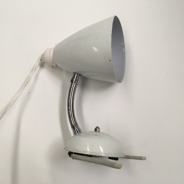 LAMP, Bedside Light (Clip On) - White Chrome